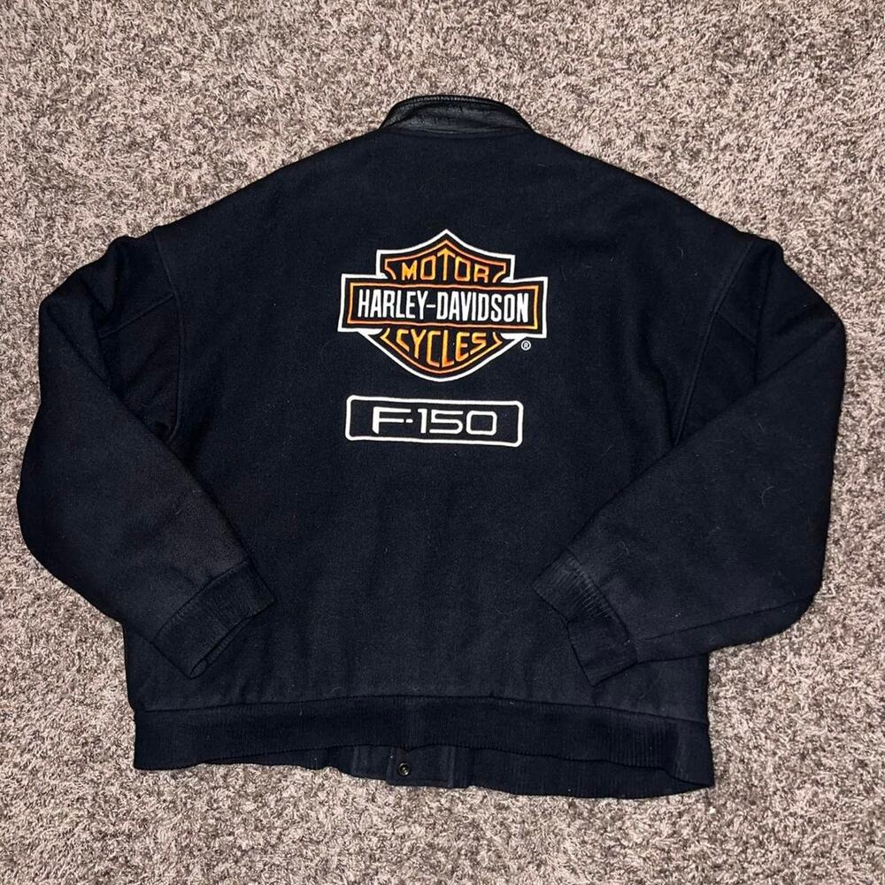 Harley davidson wool leather